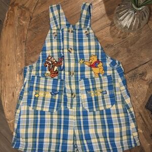 Y2K Winnie The Pooh Overalls